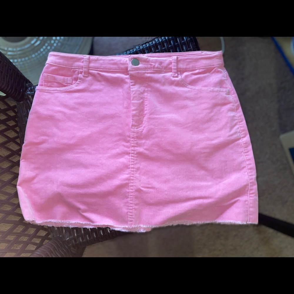 Baby pink skirt